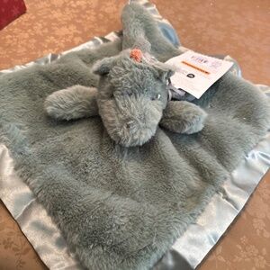 Cloud Island Plush Green Dragon Lovey/Security Blanket New W/Tag